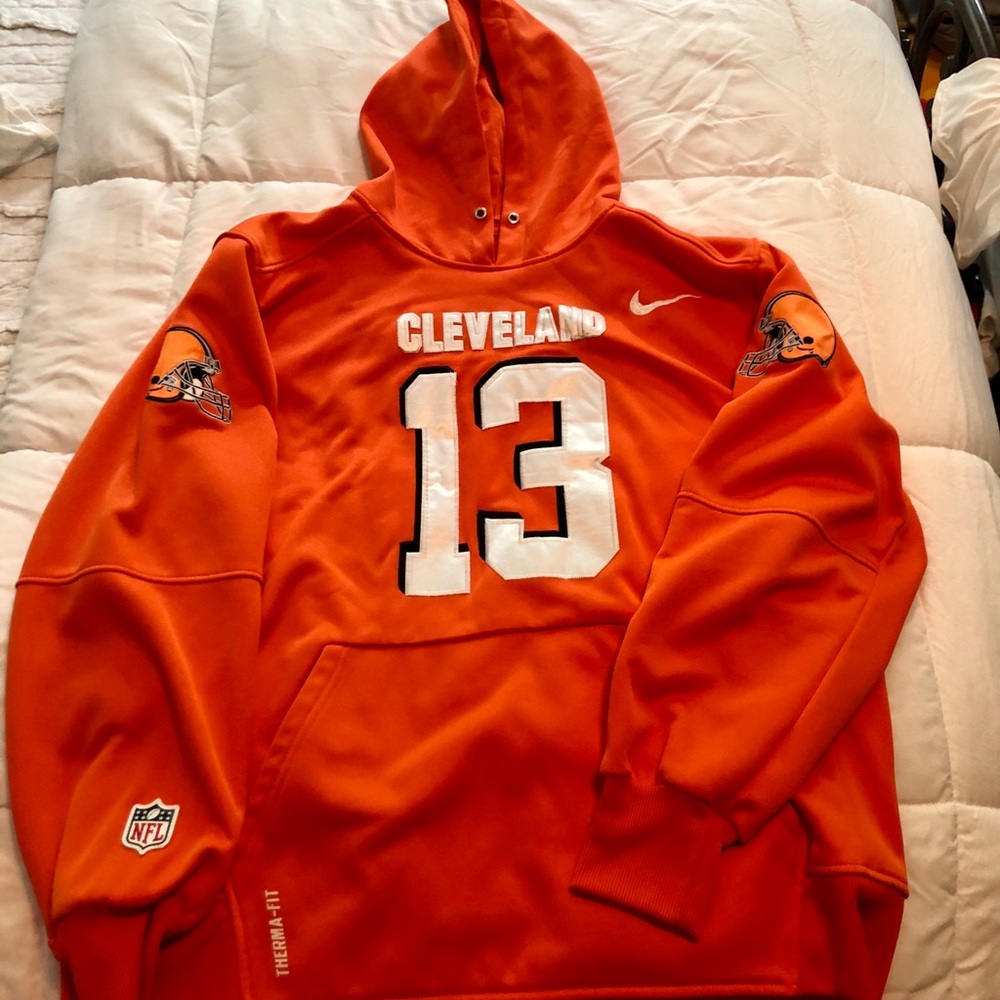Men’s Nike large orange Beckham Jr. hoodie